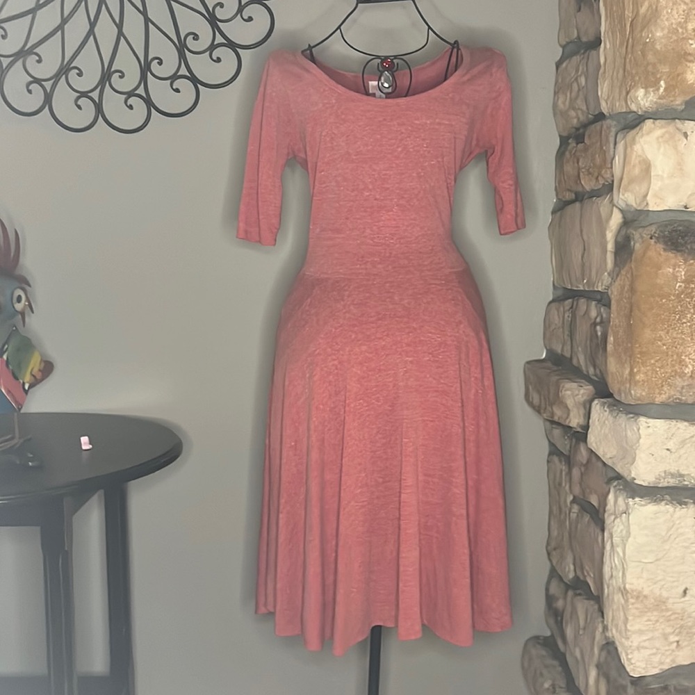 Women’s pink long sleeve dress